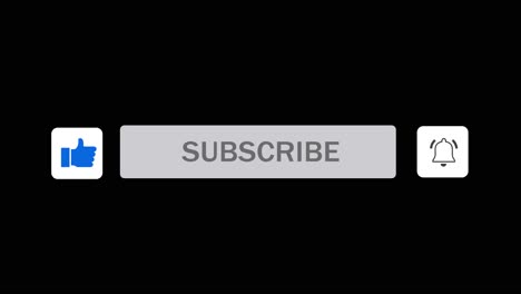 animation of social network arrow clicking please dont forget to subscribe now button like