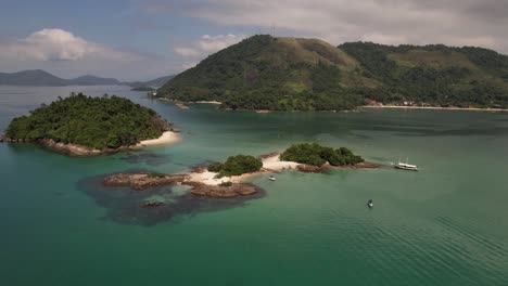 paradiesinsel in rio de janeiro, brasilien