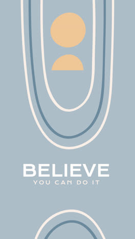 abstract motivational poster