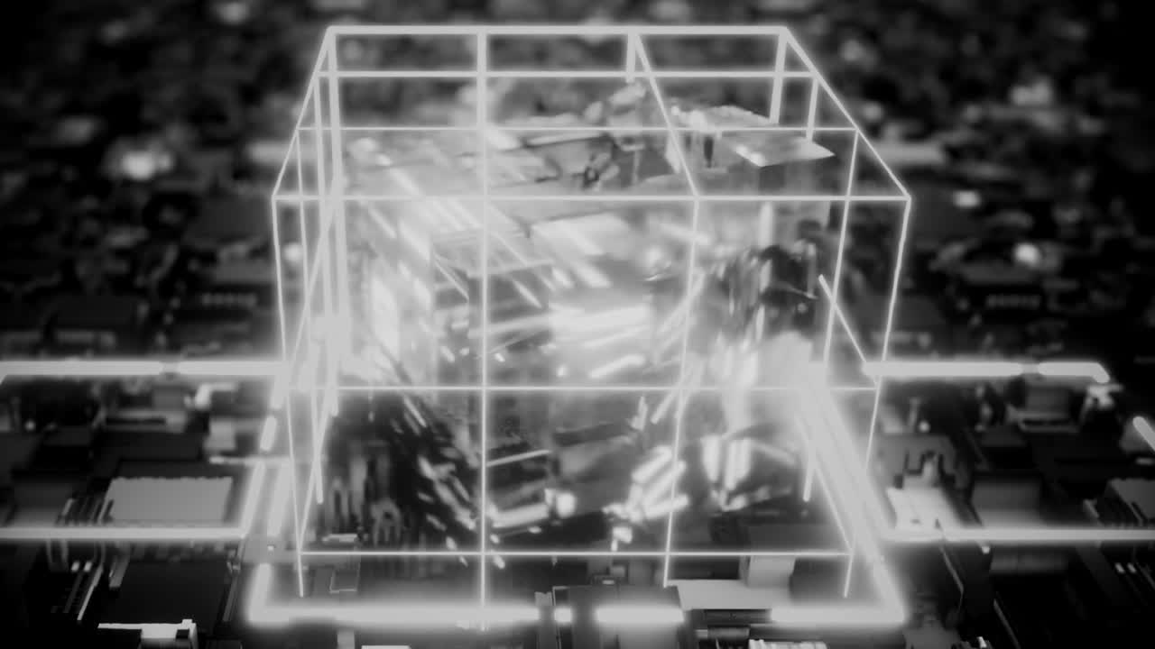 компьютер с глубоким обучением.