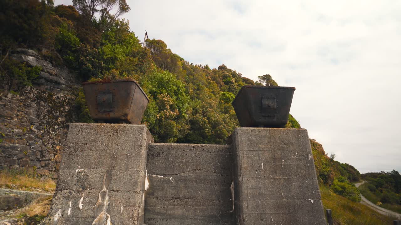 una antigua mina de carbón abandonada en nueva zelanda