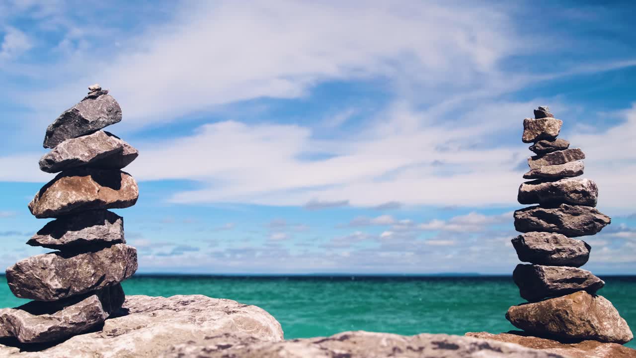 쌓인 평온의 돌