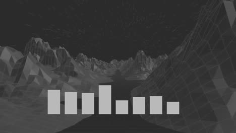 stocks mountain grid