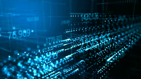 digital data transmitted video technology background