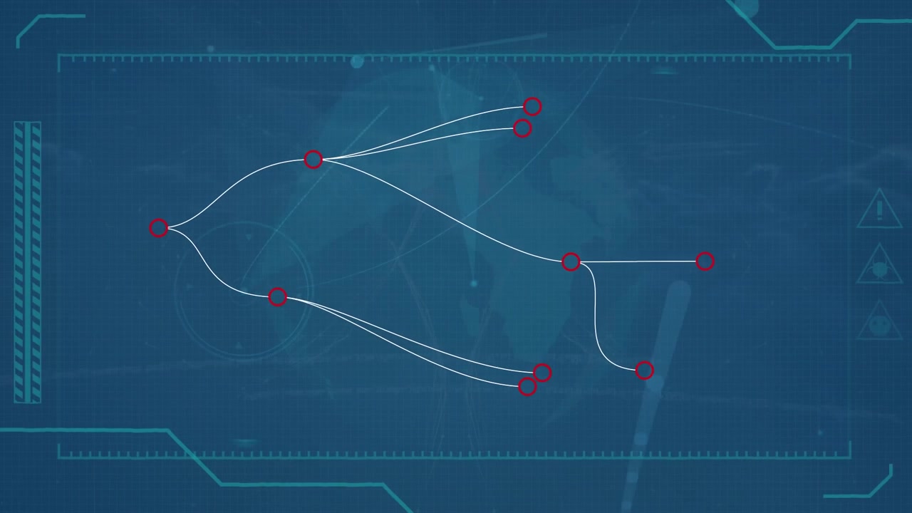 Animation of dna strand spinning over arrows