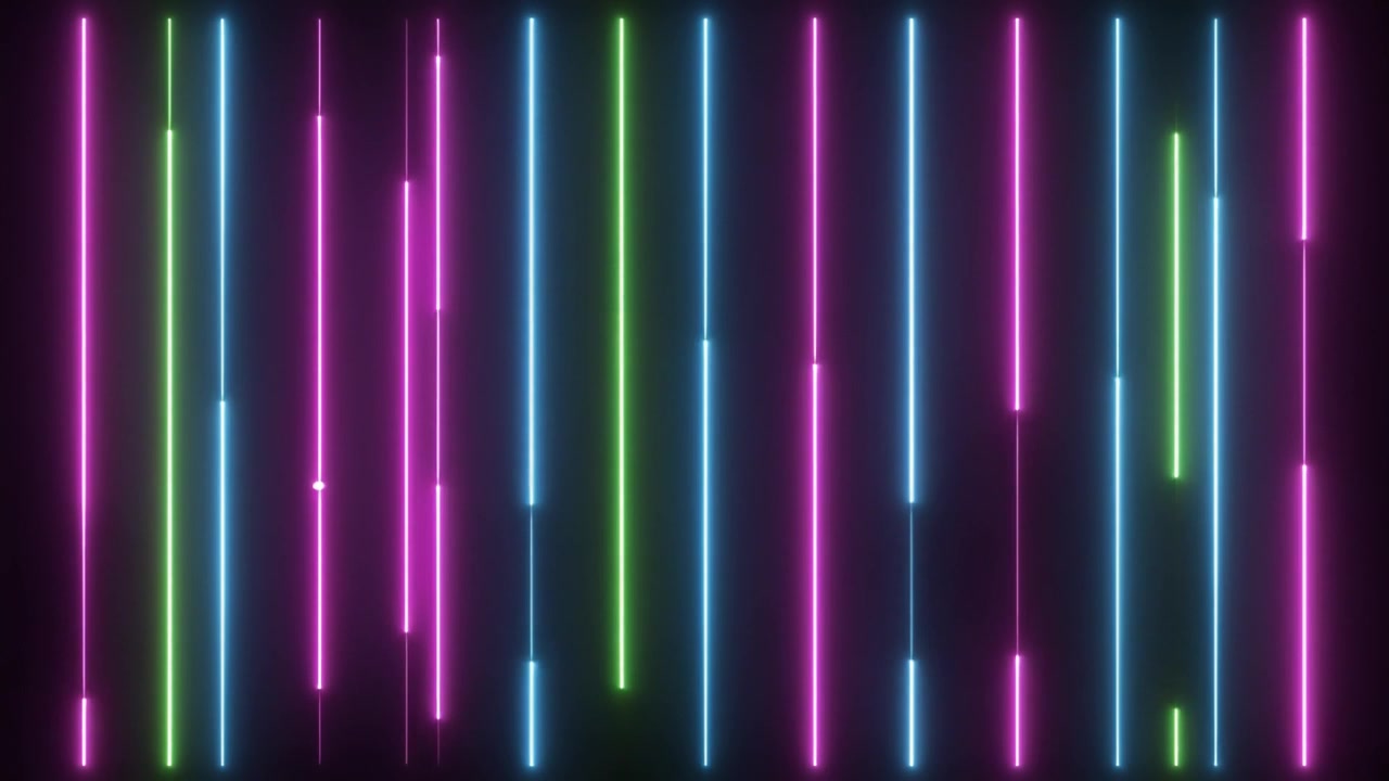 Abstrakt bakgrund med vertikala glödande neonlinjer