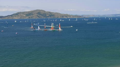 Aeiral,-Carreras-De-Catamaranes-En-El-Gran-Premio-Gp-De-Vela-De-San-Francisco