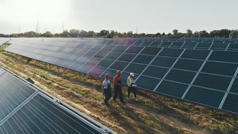 solar panel farm inspection