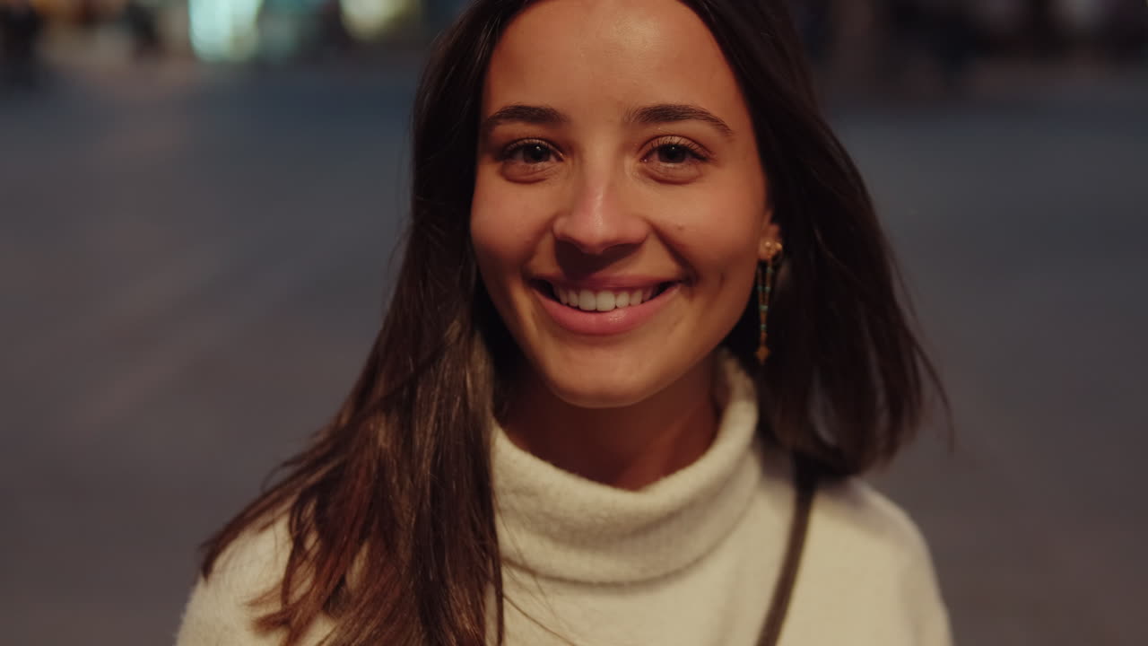 Young Woman Smiles in Seville