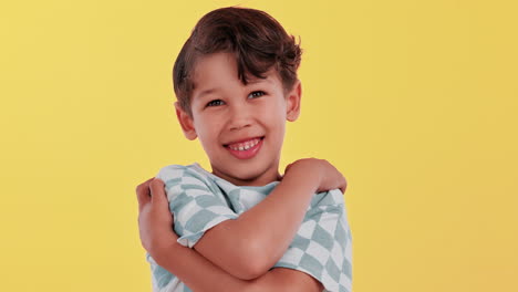 happy young boy portrait