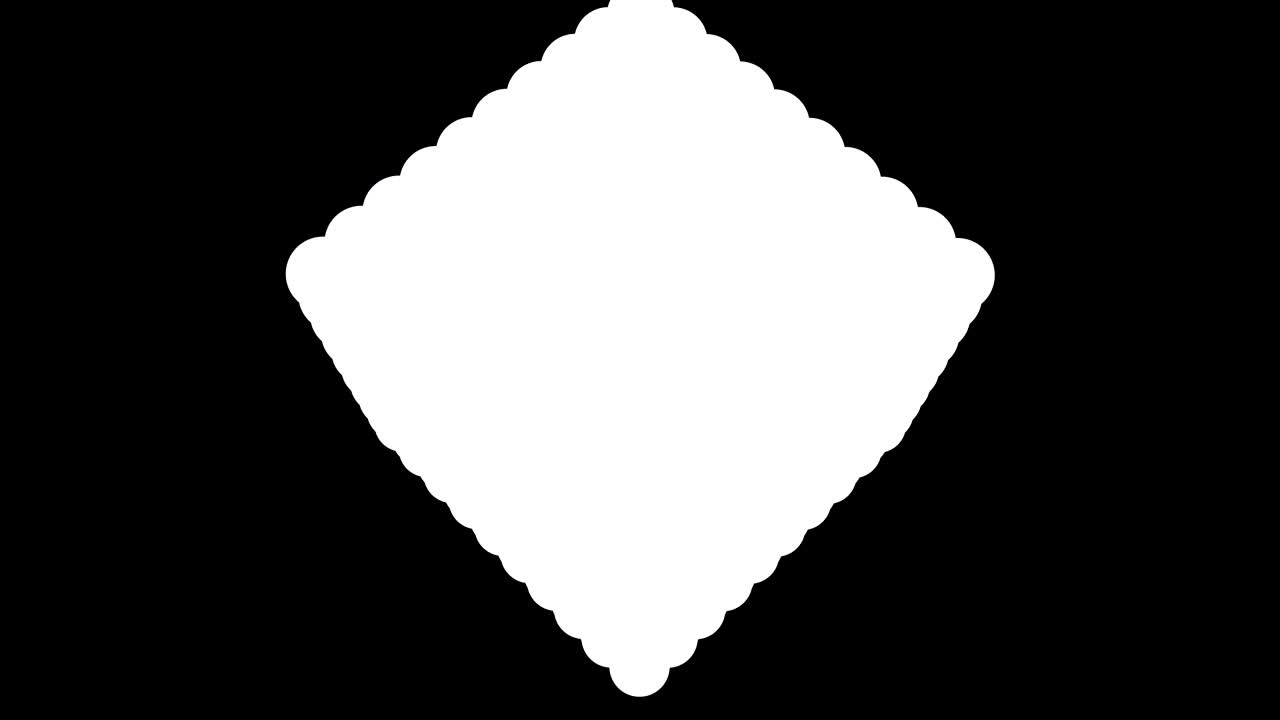 큰  큐브가 검은 바탕에 회전합니다.