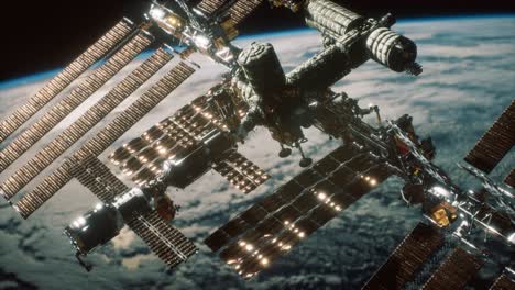 International-Space-Station.-Elements-of-this-image-furnished-by-NASA