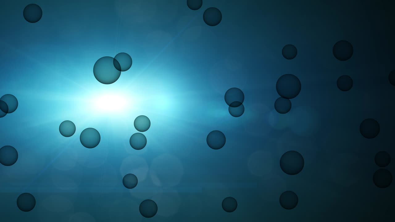 fondo azul oscuro abstracto con burbujas