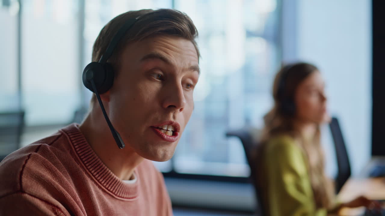 Telesales worker hands typing computer taking online order in office closeup