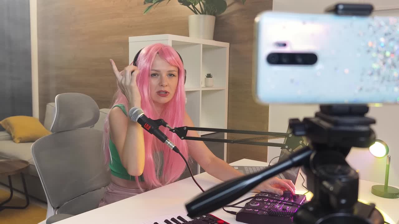 여성 스트리밍 음악 제작 콘텐츠