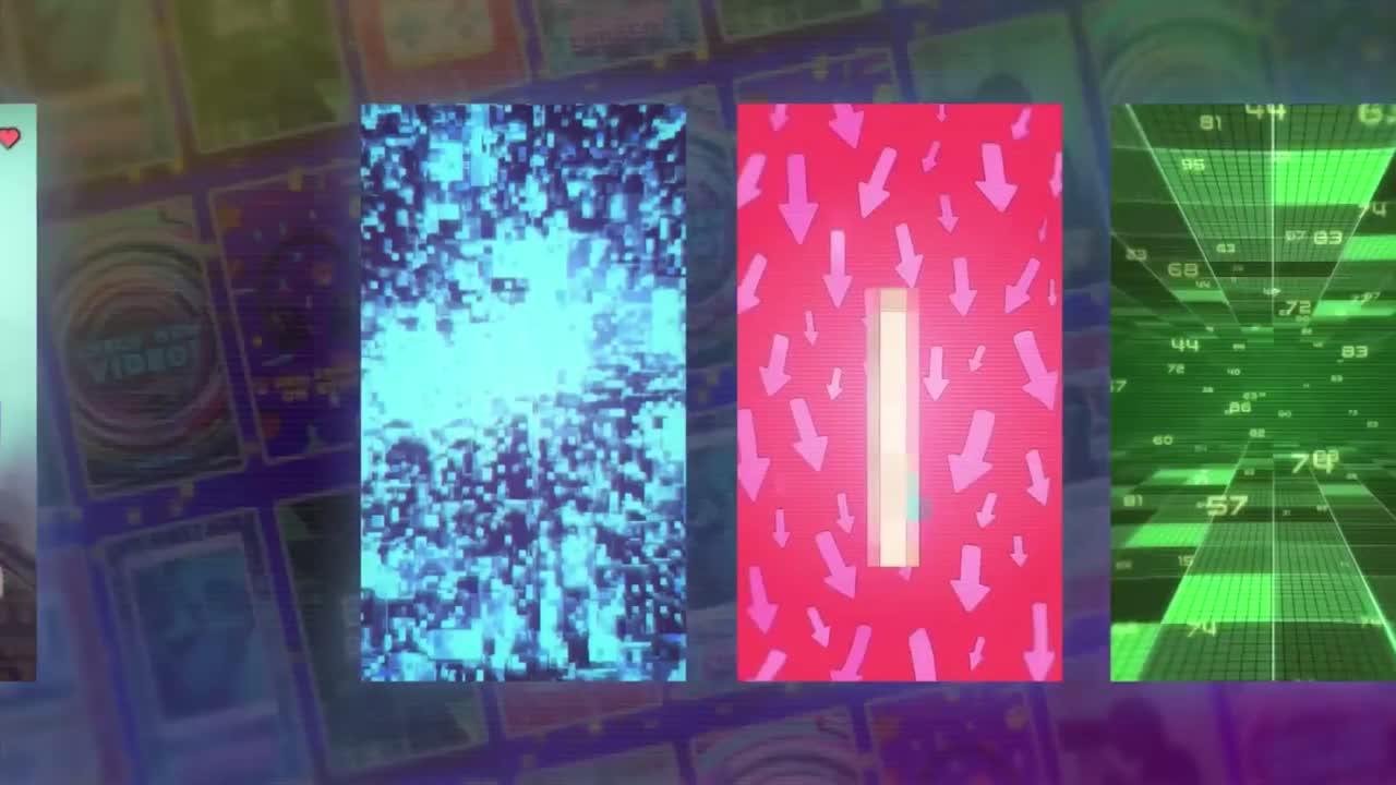 8 Bit Old Game Social Media Stories
