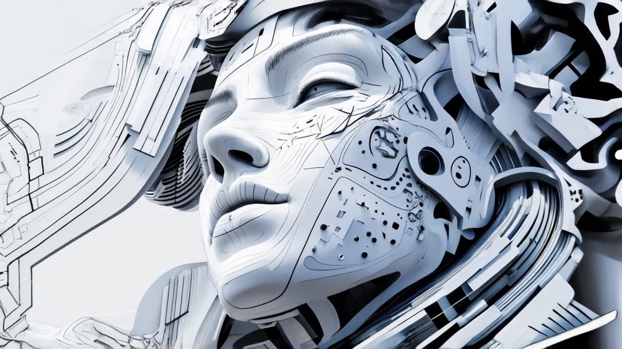 Cybernetic Female Portrait