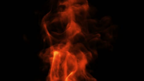 diseño de humo en fondo negro. cámara macro