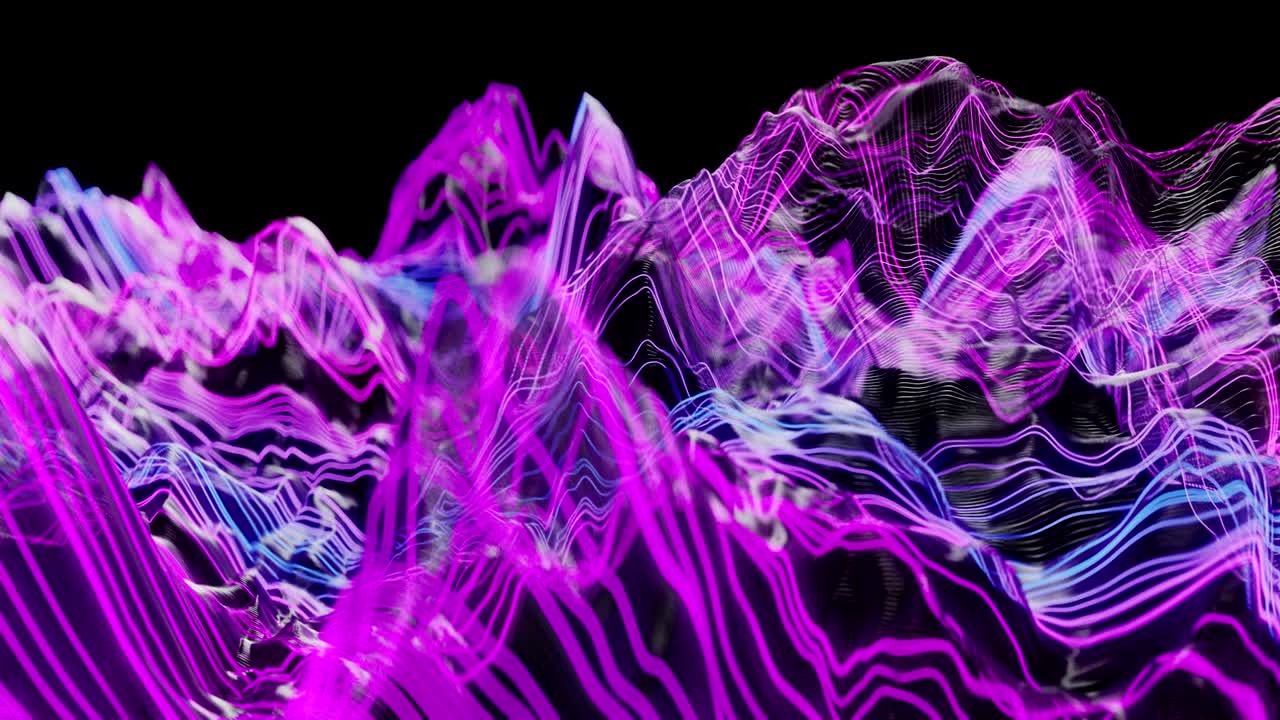 Abstract Futuristic Tech Lines.