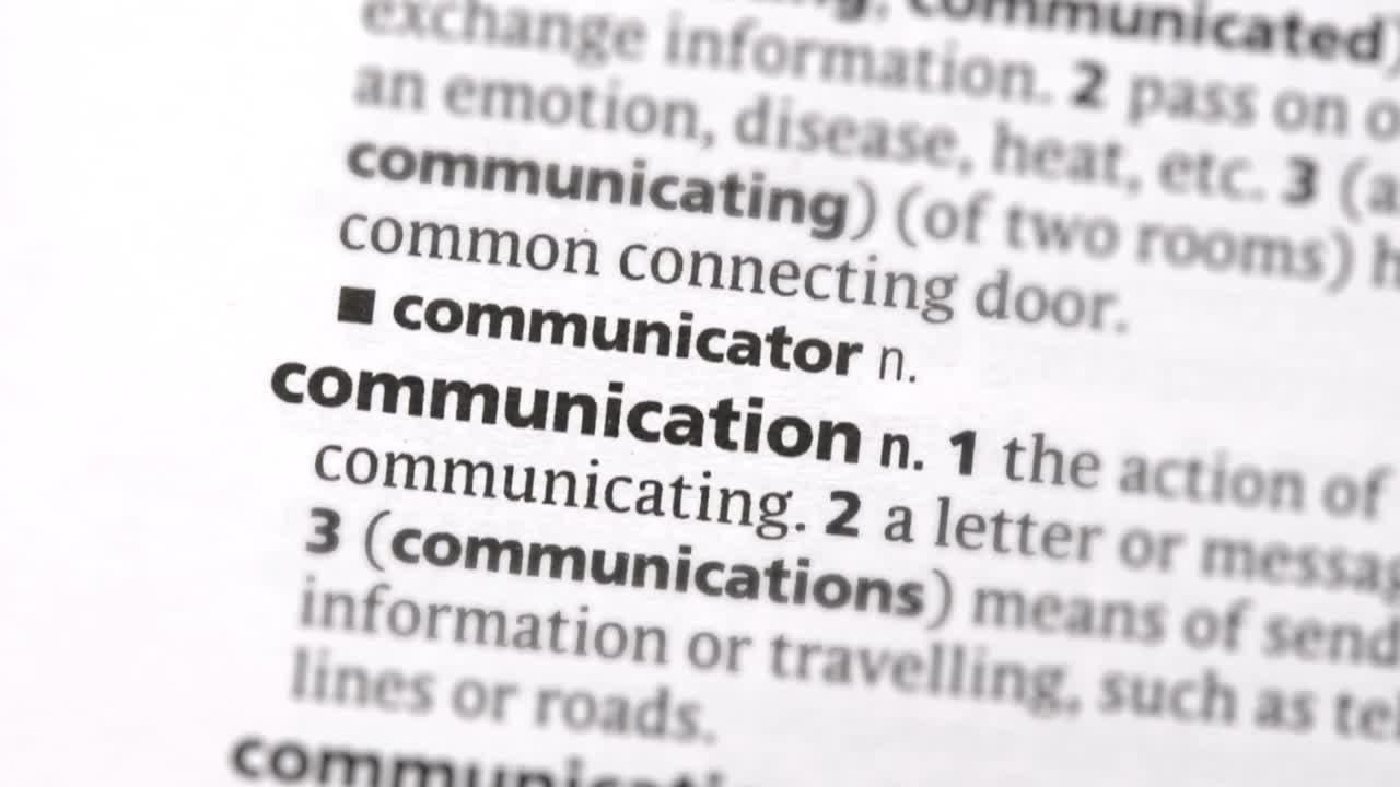 Focus on communication