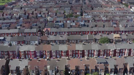 drone shot sweeping across wavertree housing estate 05