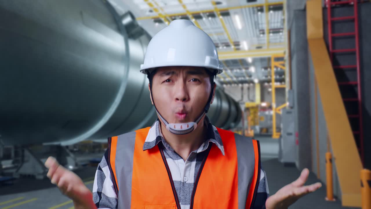 좌절 된 공장 노동자