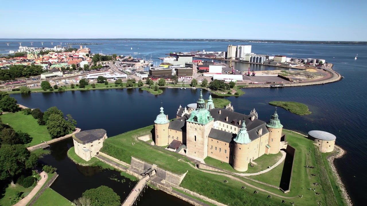 Flyv mod Kalmar Slot i Sverige
