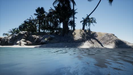 isla tropical de las maldivas