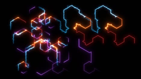 futurista digital de grandes datos de procesamiento de energía tecnología inteligente poderoso
