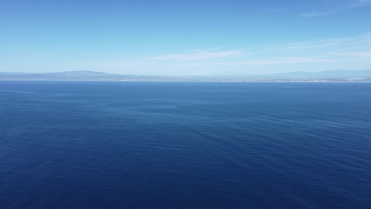 칼스배드, 라호야, 바다에서 다나 포인트 해안선의 조감도