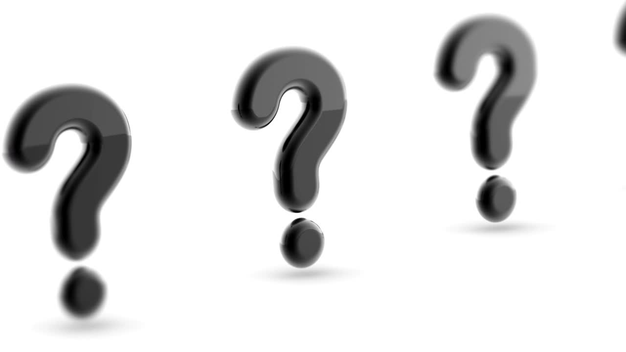 marco de pregunta. las imágenes de bucle tienen resolución de 4k.