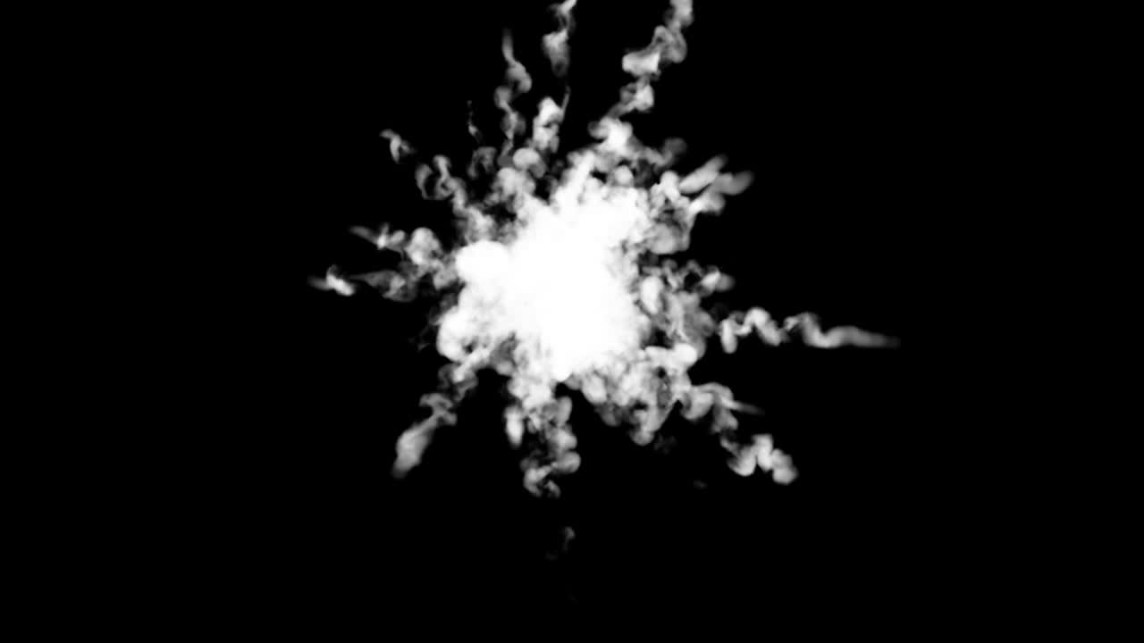 초록색 파우더 파우더 폭발, 루마 매트 4k