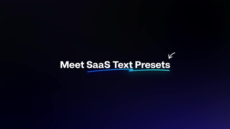 SaaS Text Presets 05
Adobe After Effects 2024
RGB Version Included
Resolution 3840×2160