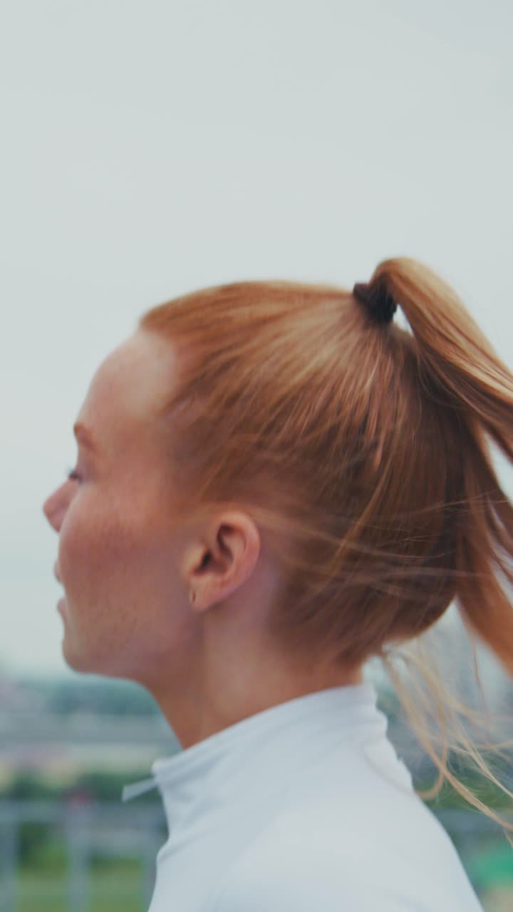 Focused Athlete Running Outdoors in Stylish Sportswear: A Powerful Journey of Strength and Determination, Captured in Dynamic Motion and Natural Scenery