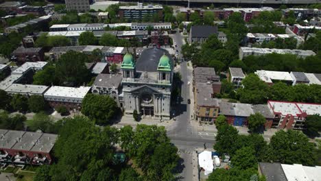 aerial view around the st