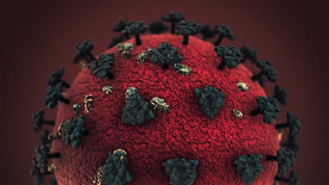 animation of covid -19 coronavirus concept background loop