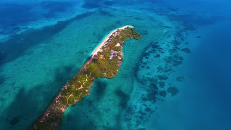 Vista-Aérea-De-Las-Islas-En-El-Archipiélago-De-Zanzíbar