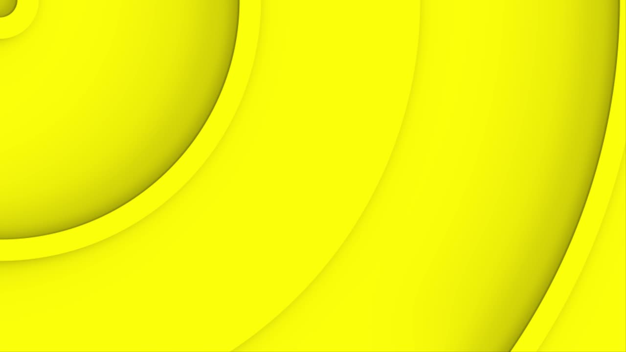 Animasi latar belakang berulang dengan lingkaran konsentris kuning bergerak dari sudut.
