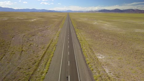 desert road in an amazing landscape