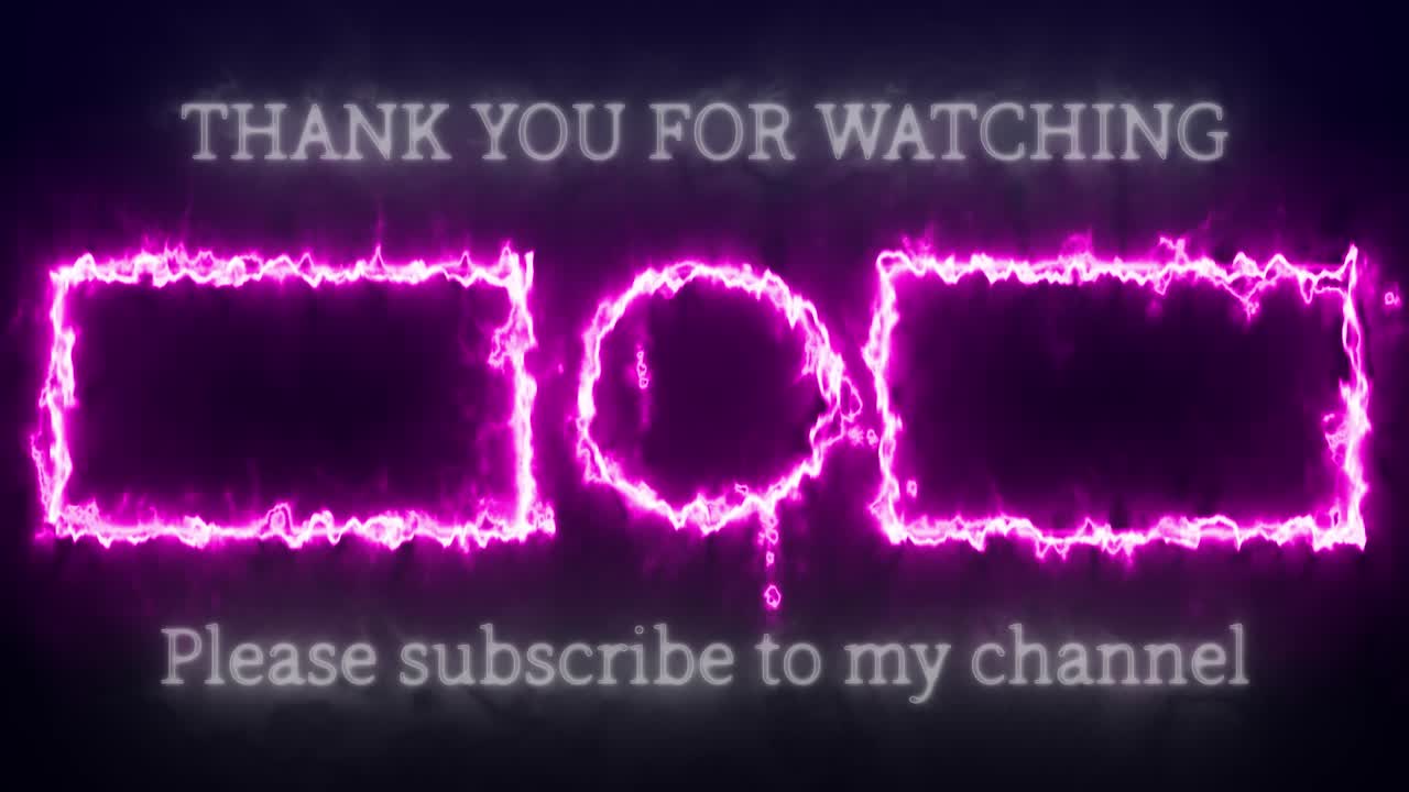 반이는 끝 카드 끝 화면 모션 그래픽