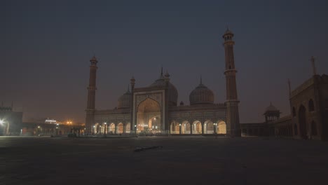 jama masjid, delhi, india at dawn