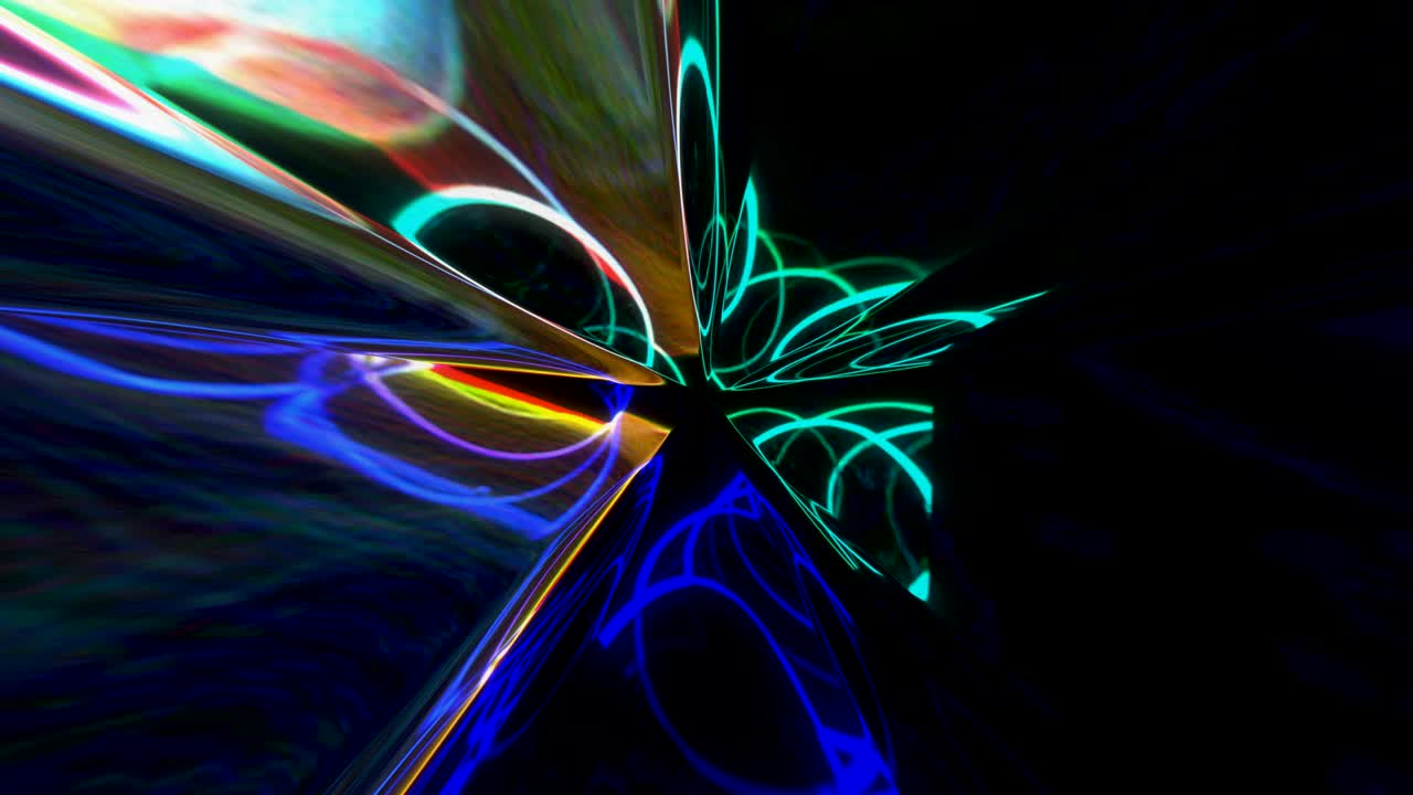 movimiento abstracto, colorido y suave infinito o bucle sin costuras.