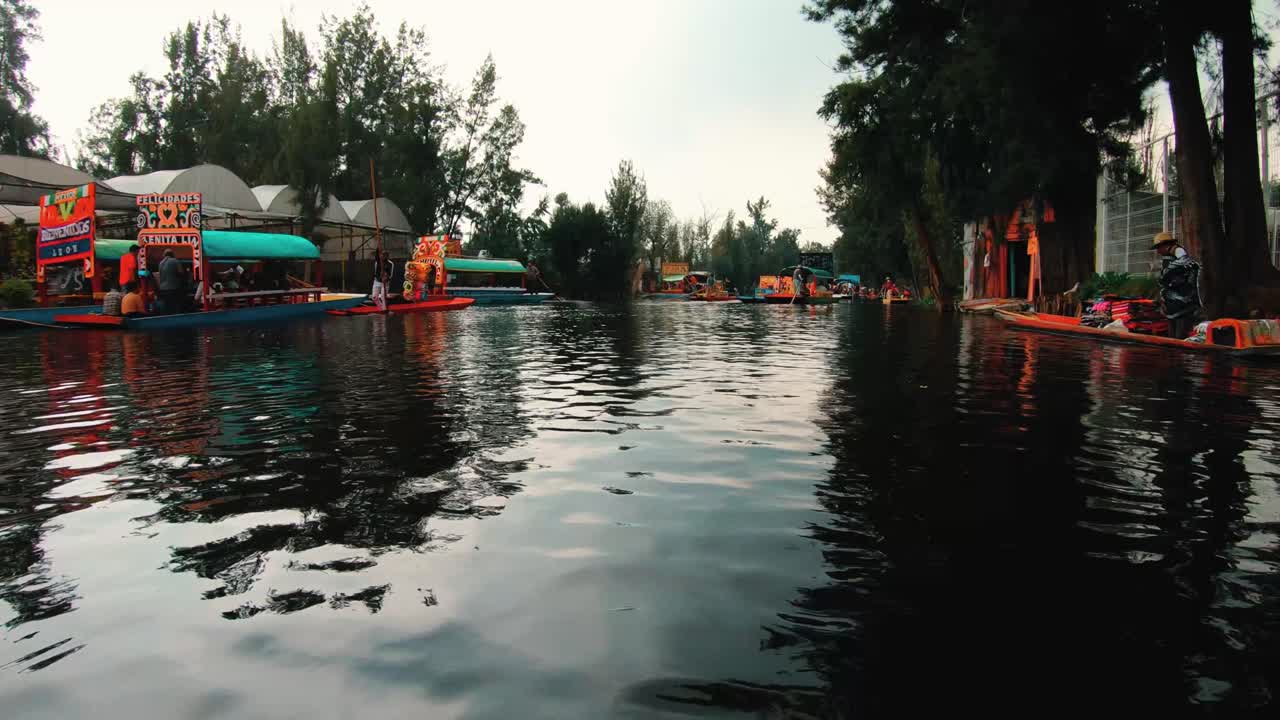 riding in trajineras at xochimilco, mexico city's floating gardens