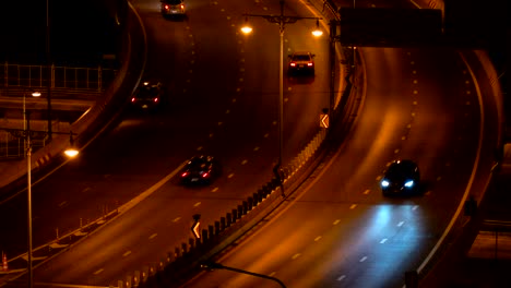 road traffic in city at thailand.