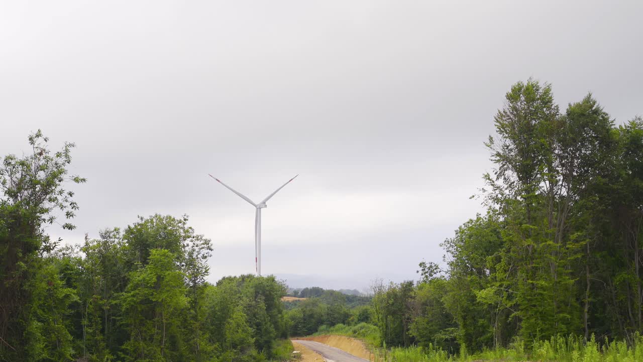 풍력 터빈이나 풍력 에너지.