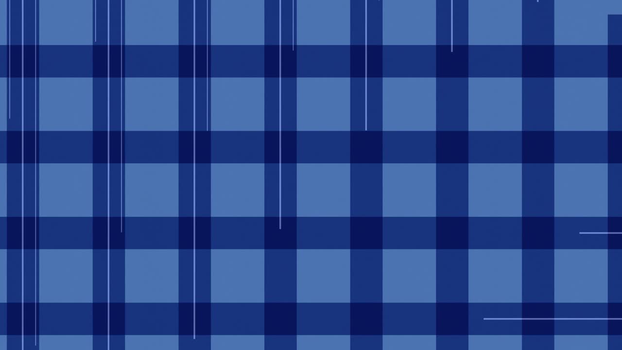 Blue Plaid Pattern
