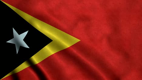 4k seamless loopable flag of east timor
