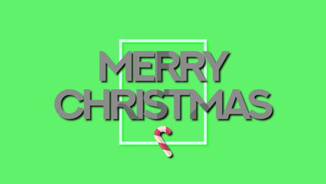 Merry-Christmas-with-candy-in-green-gradient