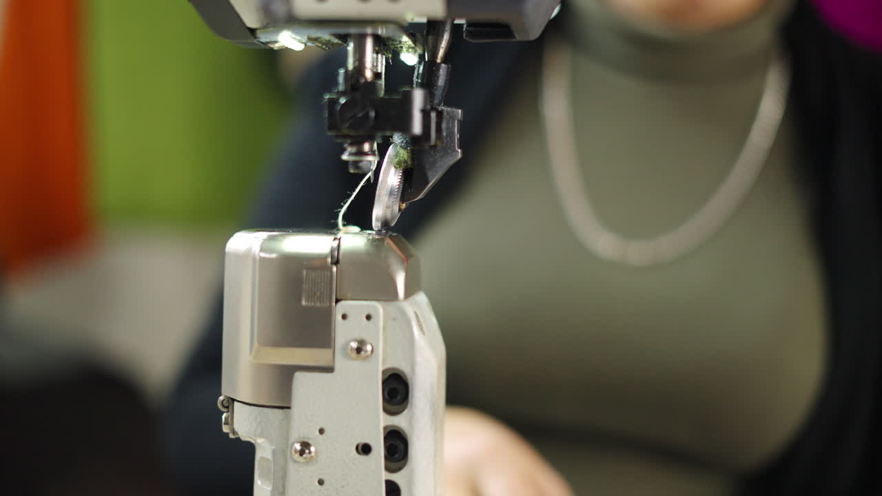 Sewing Machine Close-Up