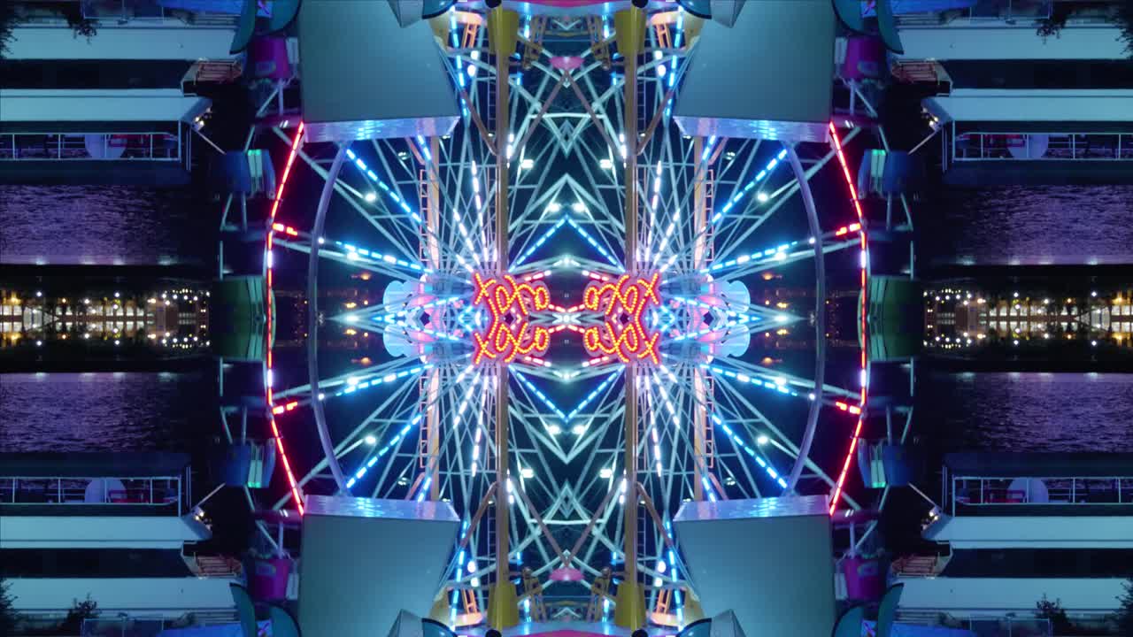 caleidoscopio con bokeh de noria, #1